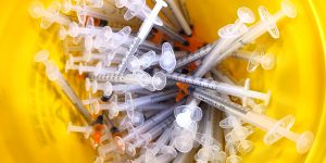 sharps box disposal